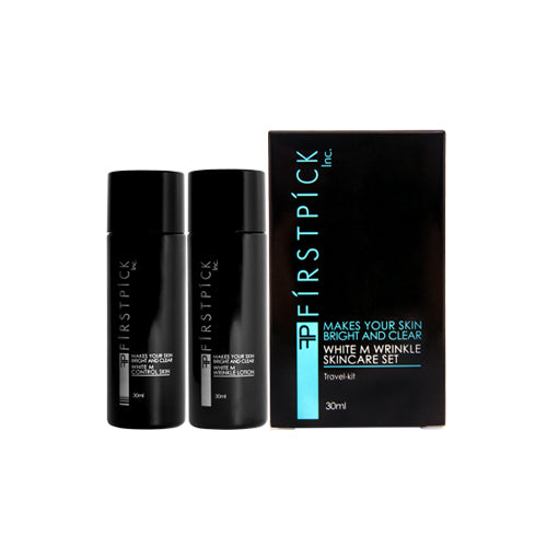 FIRSTPICK Homme White M Wrinkle Skincare Travel Kit 30ml